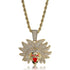 VVS Jewelry Broly necklace simulated diamond Goku broly iced out dragon ball z chain