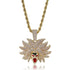 VVS Jewelry Broly necklace simulated diamond Goku broly iced out dragon ball z chain