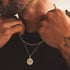 VVS Jewelry Compass Pendant Necklace