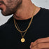 VVS Jewelry Compass Pendant Necklace