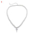 VVS Jewelry Cross Pearl Chain