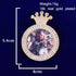 VVS Jewelry Crowned Baguette Photo Chain