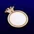 VVS Jewelry Crowned Baguette Photo Chain