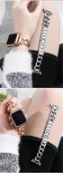 VVS Jewelry Cuban Apple Watch Band + FREE Case