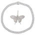 VVS Jewelry Cuban Link Butterfly Choker + FREE Tennis Choker