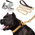 VVS Jewelry Cuban Link Gold Dog Leash
