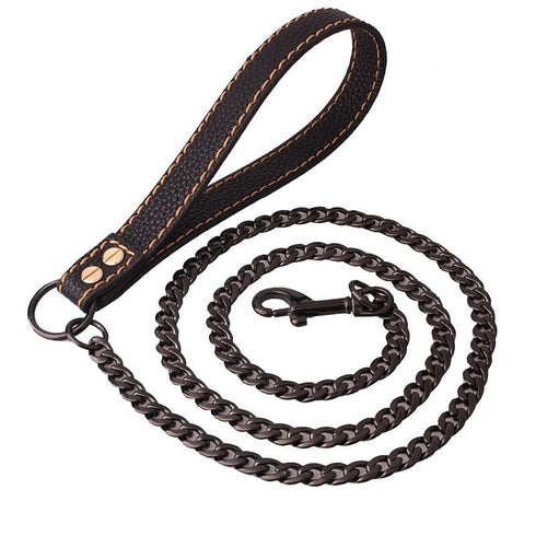 VVS Jewelry Cuban Link Gold Dog Leash