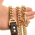 VVS Jewelry Cuban Link Gold Dog Leash