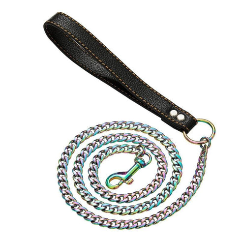 VVS Jewelry Cuban Link Gold Dog Leash
