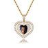 VVS Jewelry Custom Double-Sided Heart Photo Chain