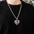 VVS Jewelry Custom Double-Sided Heart Photo Chain