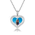 VVS Jewelry Custom Double-Sided Heart Photo Chain
