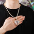 VVS Jewelry Custom Double-Sided Heart Photo Chain