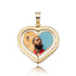VVS Jewelry Custom Double-Sided Heart Photo Chain