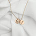 Custom Fingerprint And/Or Handwriting Photo Pendant Necklace