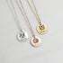 Custom Fingerprint And/Or Handwriting Photo Pendant Necklace