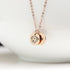 Custom Fingerprint And/Or Handwriting Photo Pendant Necklace