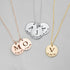 Custom Fingerprint And/Or Handwriting Photo Pendant Necklace