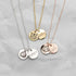 Custom Fingerprint And/Or Handwriting Photo Pendant Necklace