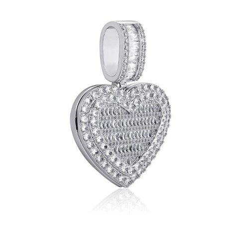 VVS Jewelry Custom Heart Locket Photo Chain