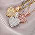 VVS Jewelry Custom Heart Locket Photo Chain