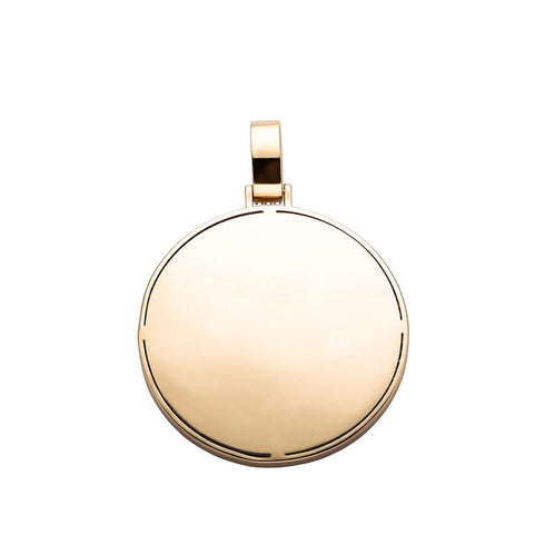VVS Jewelry Custom Large Spinning Photo Pendant + Chain