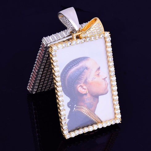 VVS Jewelry Custom Photo Square Medallion Chain