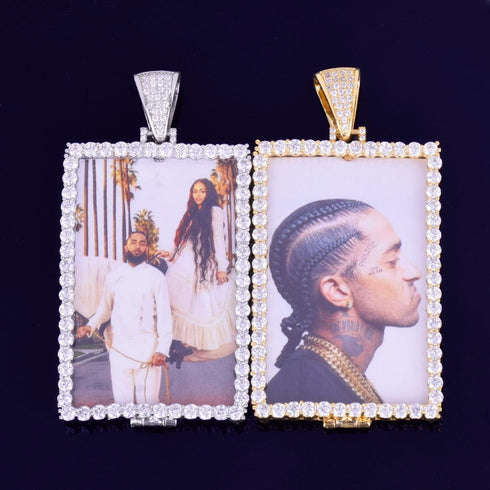 VVS Jewelry Custom Photo Square Medallion Chain