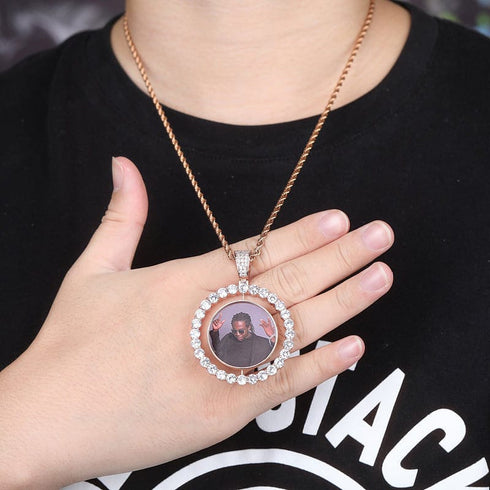 VVS Jewelry Custom Spinning Photo Chain