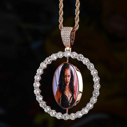 VVS Jewelry Custom Spinning Photo Chain