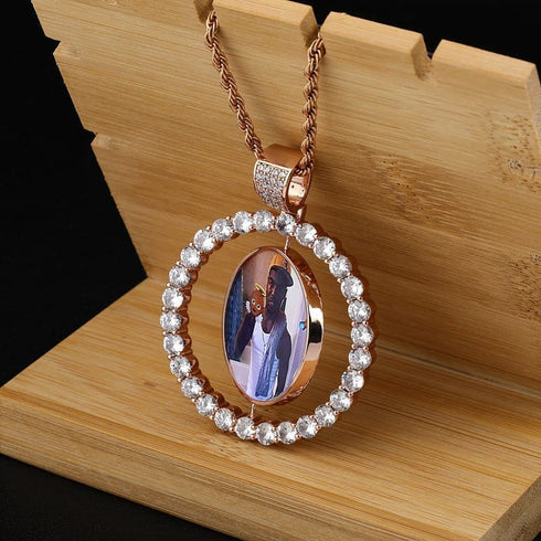 VVS Jewelry Custom Spinning Photo Chain