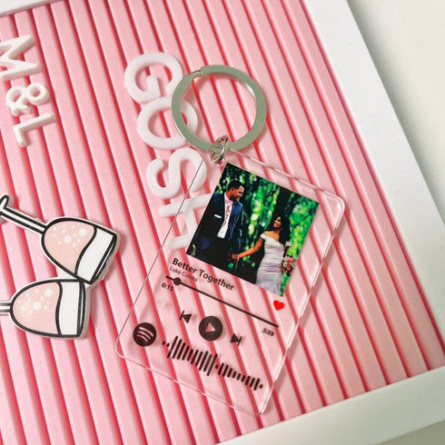VVS Jewelry Custom Spotify Keychain