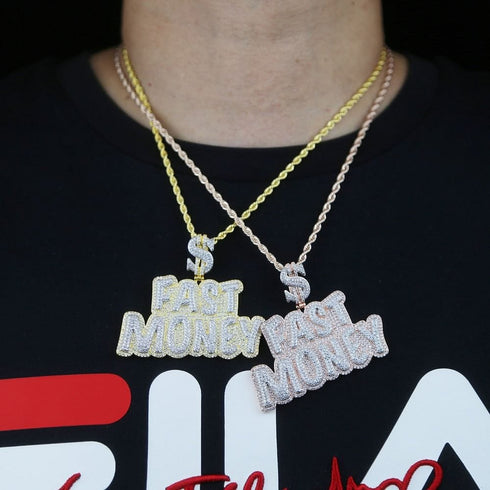 VVS Jewelry "$ Fast Money" Pendant Chain