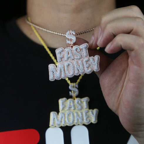 VVS Jewelry "$ Fast Money" Pendant Chain