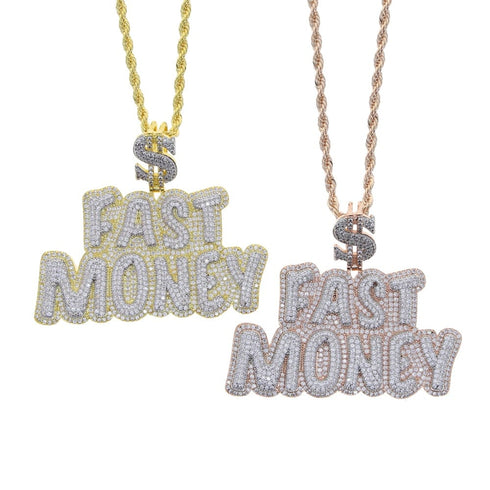 VVS Jewelry "$ Fast Money" Pendant Chain