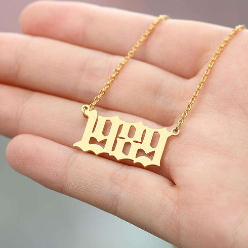 Birth Year Necklace