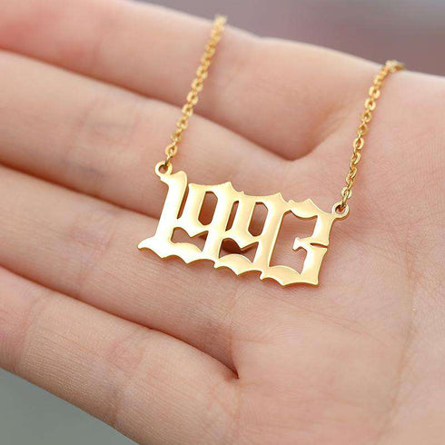 Birth Year Necklace