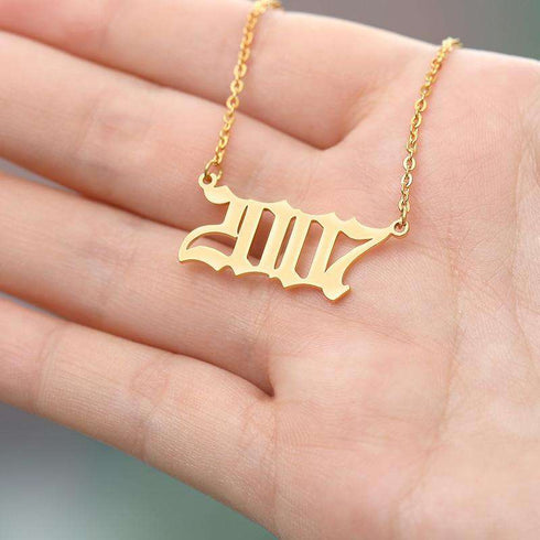 Birth Year Necklace