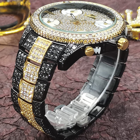 VVS Jewelry Fully Iced Area Codez Bling Watch