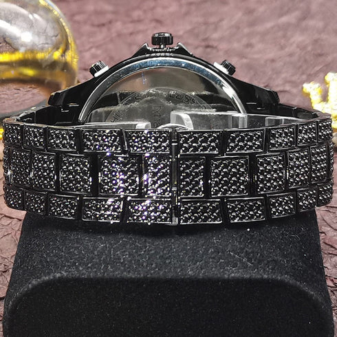 VVS Jewelry Fully Iced Area Codez Bling Watch