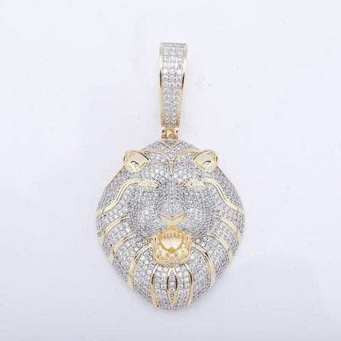 VVS Jewelry Fully Iced Lion's Head Chain