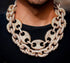 VVS Jewelry Gold/Silver 17mm Thicc AF Micropave Miami Cuban Chain