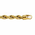 VVS Jewelry Gold/Silver Stainless Steel Rope Chain + FREE Rope Bracelet