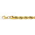 VVS Jewelry Gold/Silver Stainless Steel Rope Chain + FREE Rope Bracelet