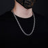 VVS Jewelry Gold/Silver Stainless Steel Rope Chain + FREE Rope Bracelet