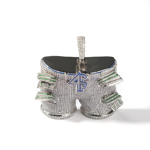 VVS Jewelry Iced 4PF Rapper USD Shorts Pendant