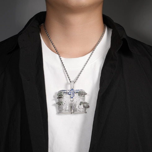 VVS Jewelry Iced 4PF Rapper USD Shorts Pendant