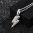 VVS Jewelry Iced Bolt Pendant Chain