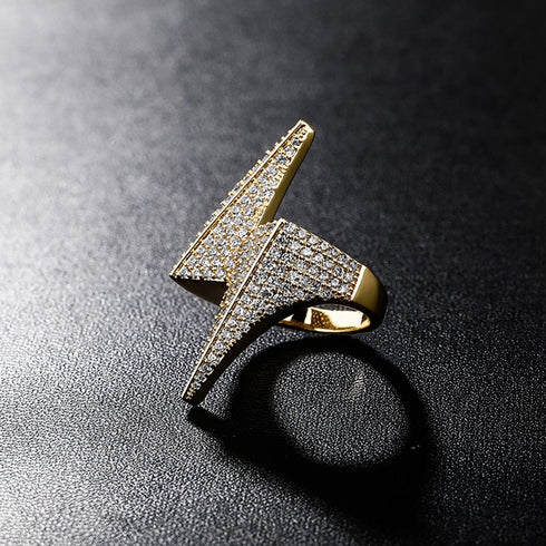 VVS Jewelry Iced Bolt Ring