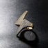 VVS Jewelry Iced Bolt Ring